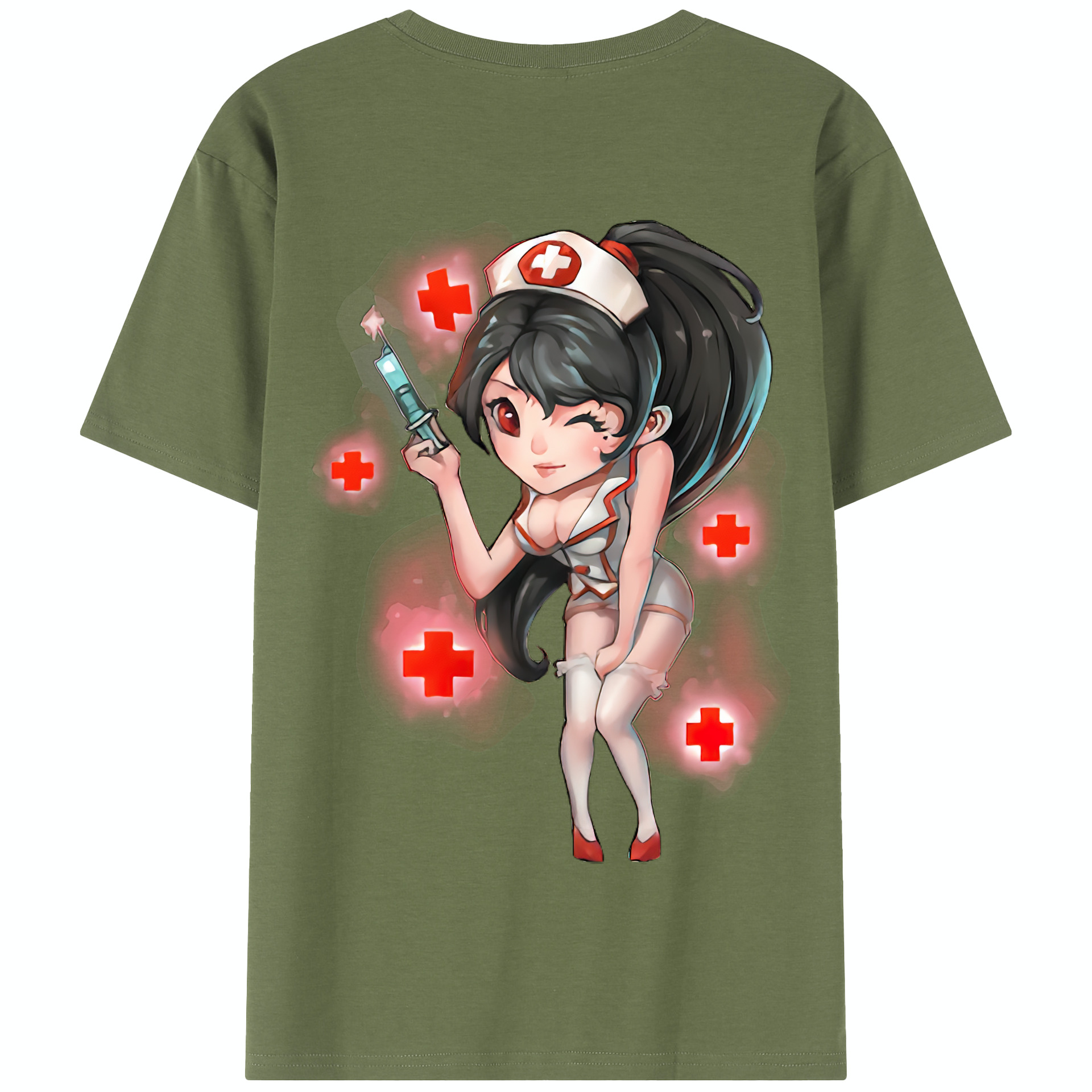 リーグ・オブ・レジェンド League of Legends LOL 綿100％半袖Tシャツ（背面プリント）